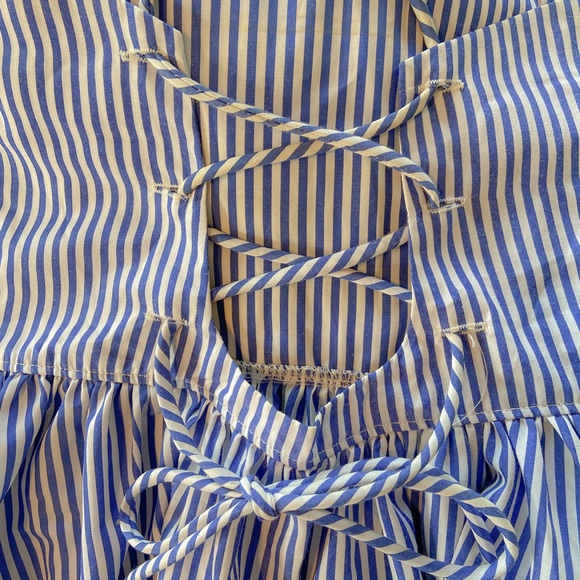 SOLD American Apparel Striped Open Back Dress - Picture 2 of 3
